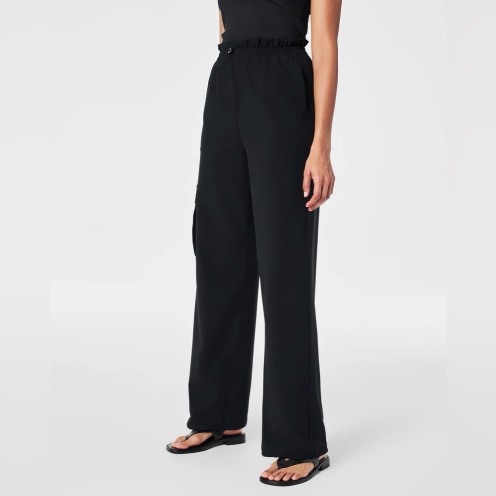 SPANX Cargo Pants with Adjustable Drawcords - Size Large
